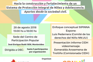 Infancias y Adolescencias como prioridad. Hacia la construcción y fortalecimiento de un Sistema Integral de Protección Integral de la Niñez y Adolescencia